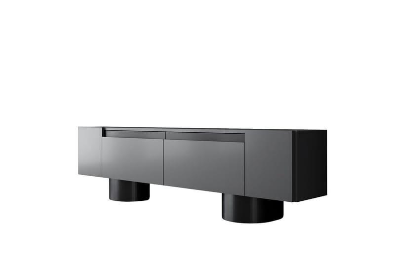 Boheemi TV-taso 180 cm - Musta/Antrasiitti - Huonekalut - TV- & Mediakalusteet - Tv taso & Mediataso
