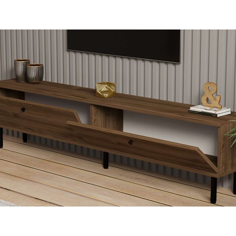 Bravic TV-taso 160 cm - Ruskea - Huonekalut - TV- & Mediakalusteet - Tv taso & Mediataso