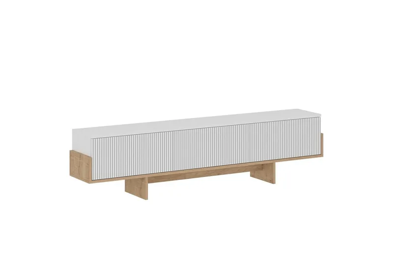 Brin TV-taso 180 cm, Luonnonväri/Valkoinen