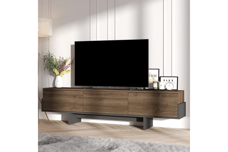 Brin TV-taso 180 cm - Ruskea/Musta - Huonekalut - TV- & Mediakalusteet - Tv taso & Mediataso