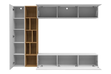 Bulet TV-huonekalusetti 224x33 cm - Beige - Huonekalut - TV- & Mediakalusteet - TV-kalustepaketti