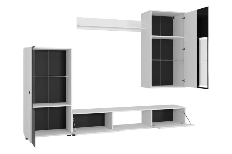 Bunta Tv Kalustesarja - Ruskea - Huonekalut - TV- & Mediakalusteet - TV-kalustepaketti