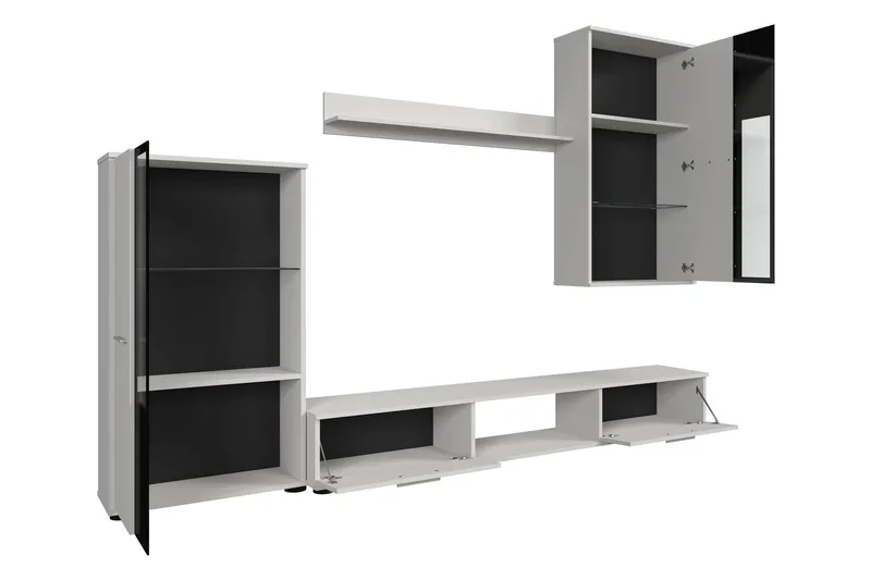 Bunta Tv Kalustesarja - Vaaleanpunainen - Huonekalut - TV- & Mediakalusteet - TV-kalustepaketti