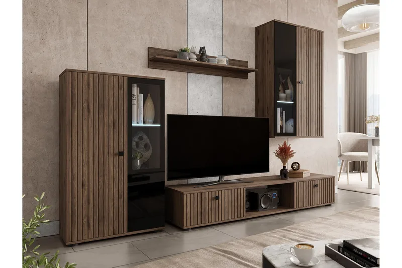 Bunta Tv Kalustesarja, Valkoinen/Vaaleanpunainen