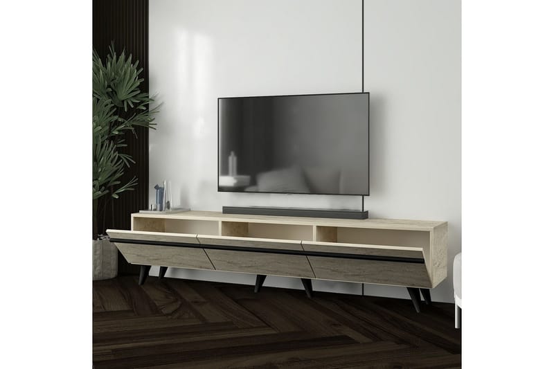 Calna TV-penkki - Beige - Huonekalut - TV- & Mediakalusteet - Tv taso & Mediataso