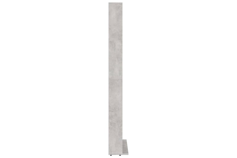 CD-hylly betoninharmaa 102x16x177,5 cm lastulevy - Huonekalut - TV- & Mediakalusteet - CD-hylly & DVD-hylly