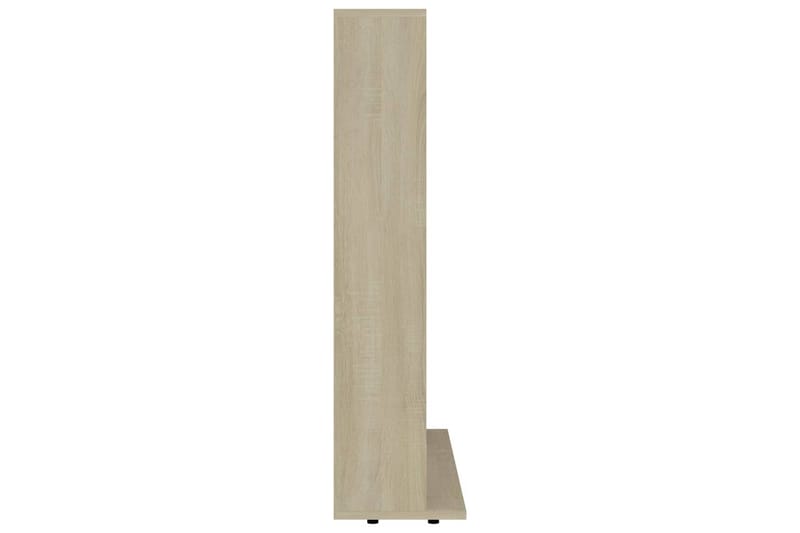CD-hylly Sonoma-tammi 102x16x89,5 cm lastulevy - Huonekalut - TV- & Mediakalusteet - CD-hylly & DVD-hylly