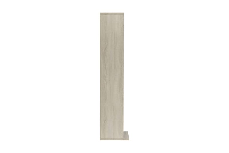 CD-hylly Sonoma tammi 21x16x88 cm lastulevy - Ruskea - Huonekalut - TV- & Mediakalusteet - CD-hylly & DVD-hylly