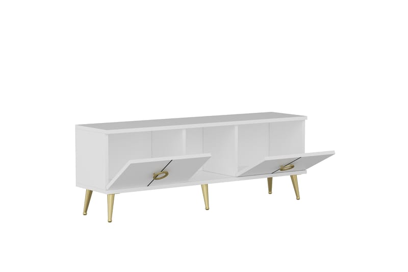 Cey Tv-taso 120 cm - Valkoinen - Huonekalut - TV- & Mediakalusteet - Tv taso & Mediataso