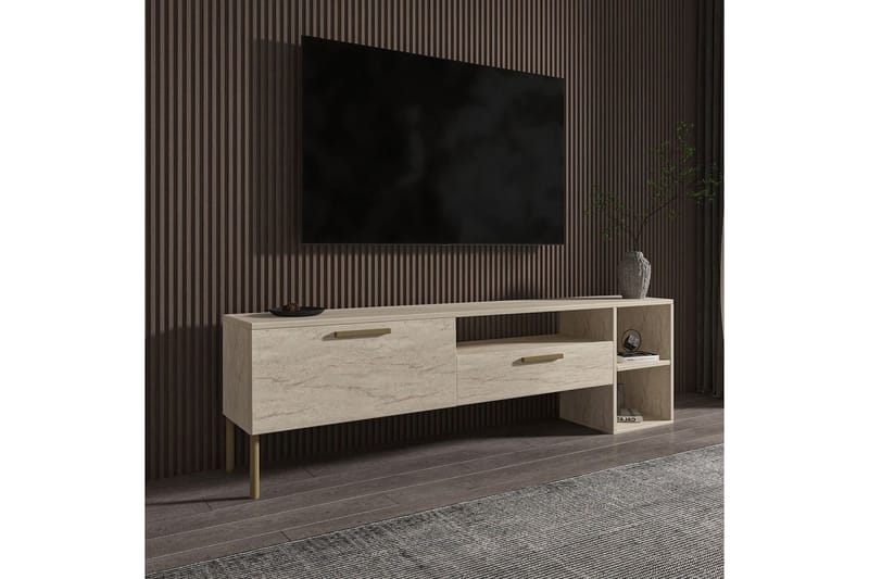 Chaclla TV-taso 150 cm - Beige - Huonekalut - TV- & Mediakalusteet - Tv taso & Mediataso