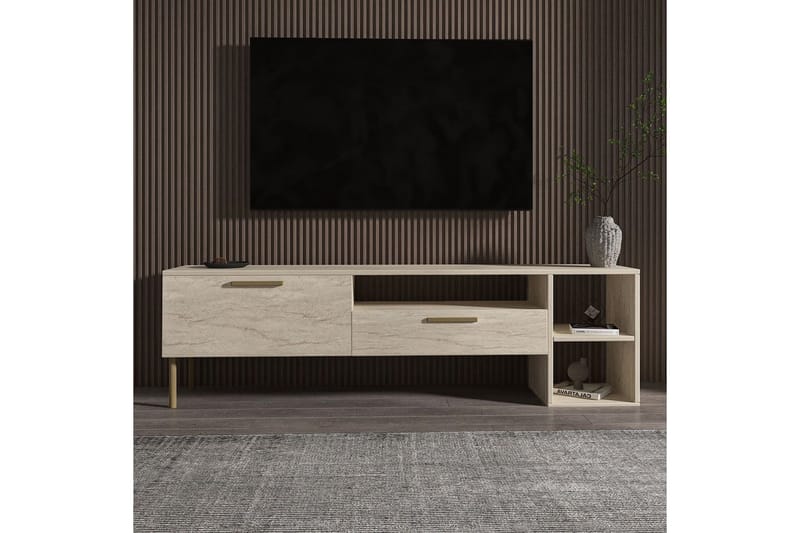 Chaclla TV-taso 150 cm - Beige - Huonekalut - TV- & Mediakalusteet - Tv taso & Mediataso