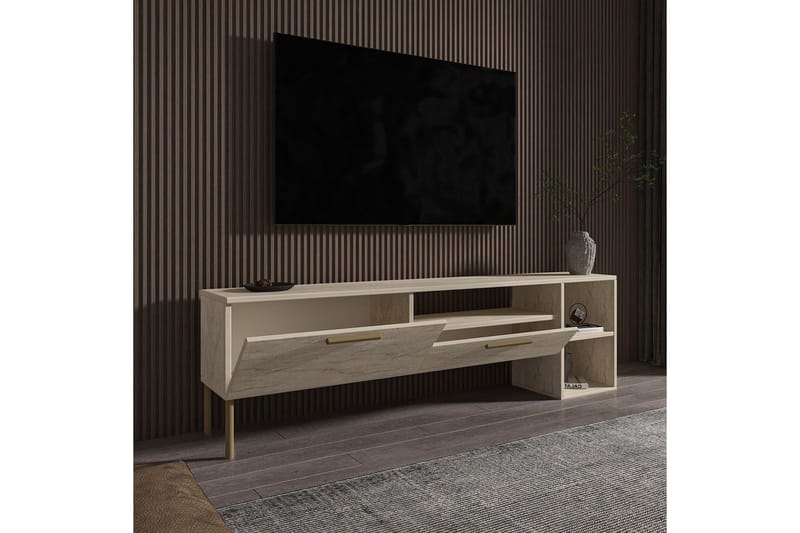 Chaclla TV-taso 150 cm - Beige - Huonekalut - TV- & Mediakalusteet - Tv taso & Mediataso
