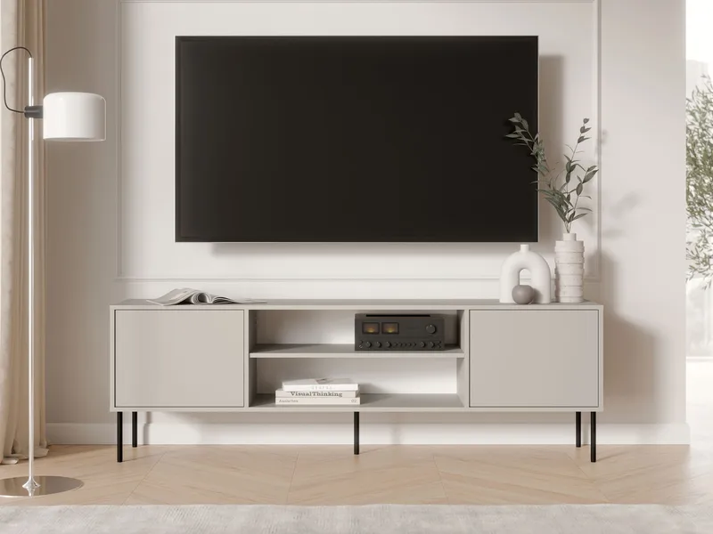 Claven-tv-taso 183 cm - beige - Huonekalut - TV- & Mediakalusteet - Tv taso & Mediataso