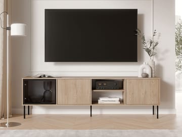 Claven-tv-taso 201 cm - ruskea - Huonekalut - TV- & Mediakalusteet - Tv taso & Mediataso