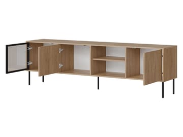 Claven-tv-taso 201 cm - ruskea - Huonekalut - TV- & Mediakalusteet - Tv taso & Mediataso