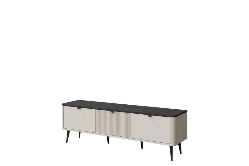 Cucina Tv-Kaappi 160x40 cm, Beige/Harmaa