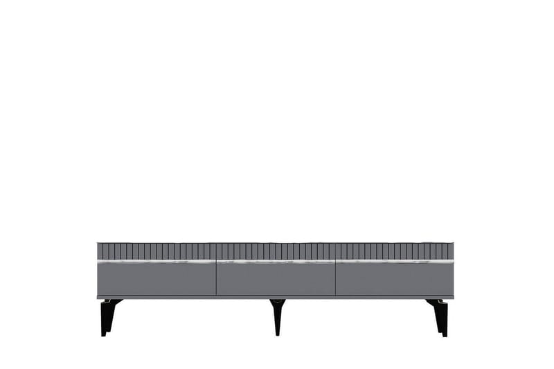 Defneia TV-taso 180 cm - Hopea/Antrasiitti - Huonekalut - TV- & Mediakalusteet - Tv taso & Mediataso