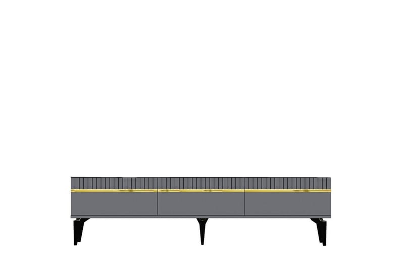 Defneia TV-taso 180 cm - Kulta/Antrasiitti - Huonekalut - TV- & Mediakalusteet - Tv taso & Mediataso