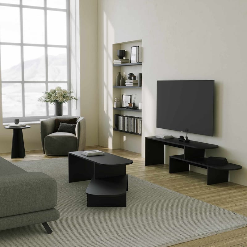 Deliones TV-taso 130 cm - Huonekalut - TV- & Mediakalusteet - Tv taso & Mediataso