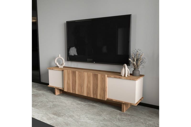 Diannare TV-taso 180 cm - Beige/Keskisävyinen puu - Huonekalut - TV- & Mediakalusteet - Tv taso & Mediataso