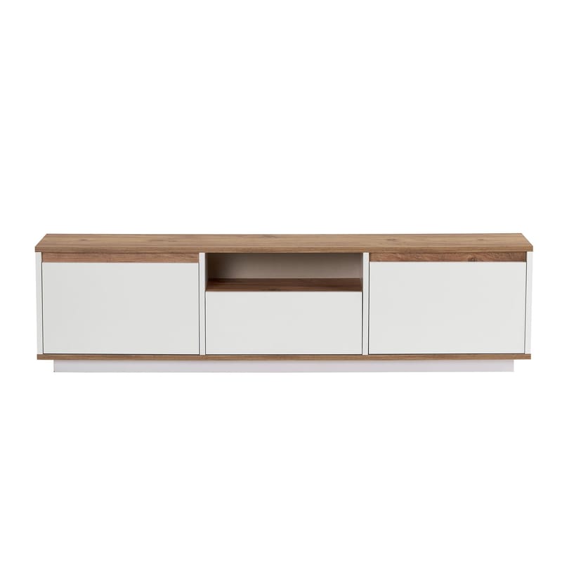 Domar TV-taso 160 cm - Atlantic-mänty, valkoinen - Huonekalut - TV- & Mediakalusteet - Tv taso & Mediataso