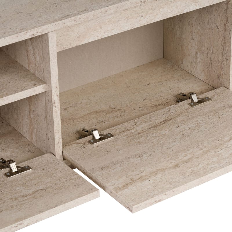 Domar TV-taso 160 cm - Travertiini - Huonekalut - TV- & Mediakalusteet - Tv taso & Mediataso