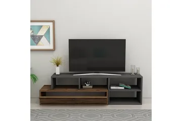 Durusu Tv-taso 120 cm - Vaaleanruskea/Antrasiitti - Huonekalut - TV- & Mediakalusteet - Tv taso & Mediataso