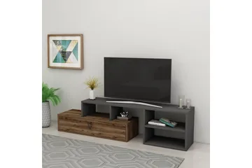 Durusu Tv-taso 120 cm - Vaaleanruskea/Antrasiitti - Huonekalut - TV- & Mediakalusteet - Tv taso & Mediataso