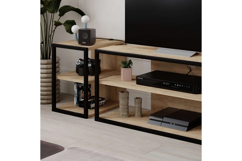 Echo TV-taso 98 cm - Monivärinen - Huonekalut - TV- & Mediakalusteet - Tv taso & Mediataso