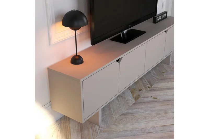 Edrion TV-taso 180 cm - Beige - Huonekalut - TV- & Mediakalusteet - Tv taso & Mediataso