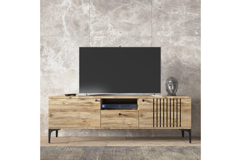 Elspet Tv-taso 150 cm - Ruskea - Huonekalut - TV- & Mediakalusteet - Tv taso & Mediataso