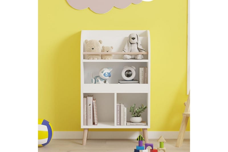 Elyric Kirjahylly 60 cm - Valkoinen - Säilytys - Hylly - Kirjahylly