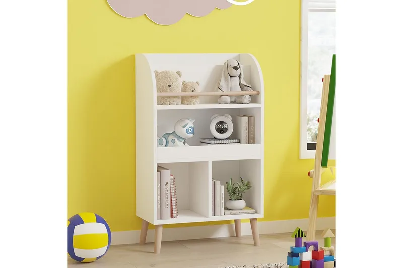 Elyric Kirjahylly 60 cm - Valkoinen - Säilytys - Hylly - Kirjahylly