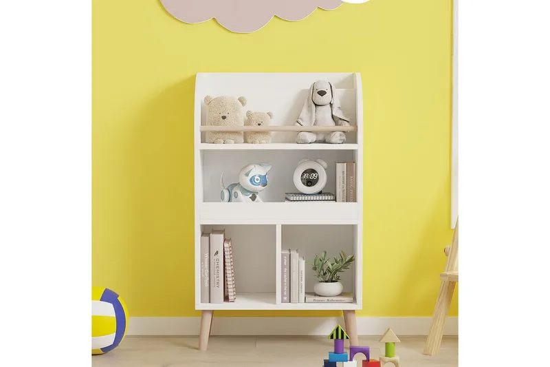 Elyric Kirjahylly 60 cm - Valkoinen - Säilytys - Hylly - Kirjahylly