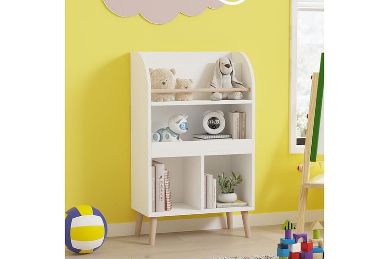 Elyric Kirjahylly 60 cm - Valkoinen - Säilytys - Hylly - Kirjahylly