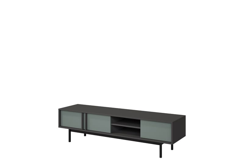 Farshian Tv-Taso 163x43 cm, Harmaa/Vihreä