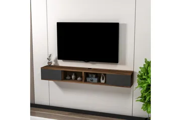 Faval TV-taso 140 cm - Pähkinä/Antrasiitti - Huonekalut - TV- & Mediakalusteet - Tv taso & Mediataso