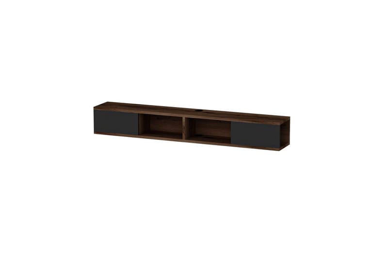 Faval TV-taso 140 cm, Pähkinä/Antrasiitti