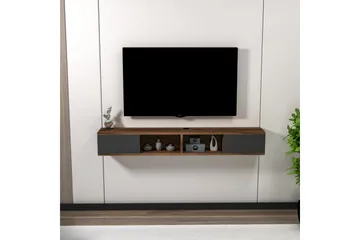Faval TV-taso 140 cm - Pähkinä/Antrasiitti - Huonekalut - TV- & Mediakalusteet - Tv taso & Mediataso