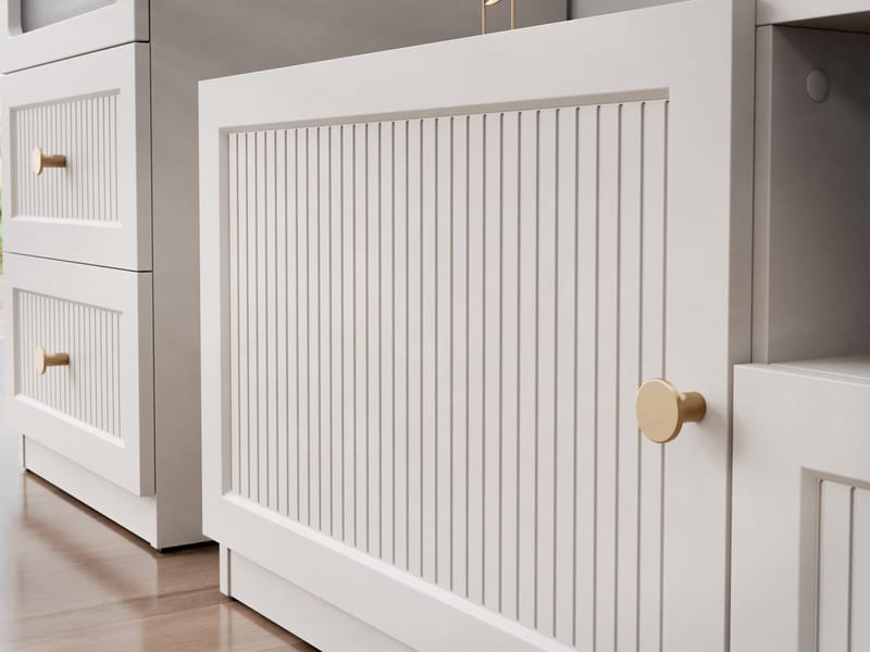 Fayric TV-taso 180 cm - Beige - Huonekalut - TV- & Mediakalusteet - Tv taso & Mediataso