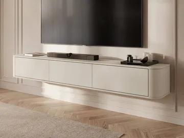 Fjora-TV-taso 200 cm - Beige - Huonekalut - TV- & Mediakalusteet - Tv taso & Mediataso