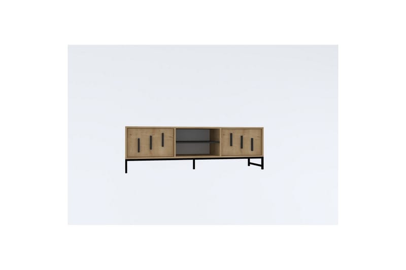 Form-TV-taso 160 cm - Luonnollinen - Huonekalut - TV- & Mediakalusteet - Tv taso & Mediataso