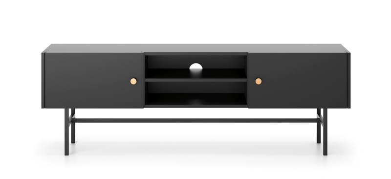 Francisca TV-taso 155 cm - Musta - Huonekalut - TV- & Mediakalusteet - Tv taso & Mediataso
