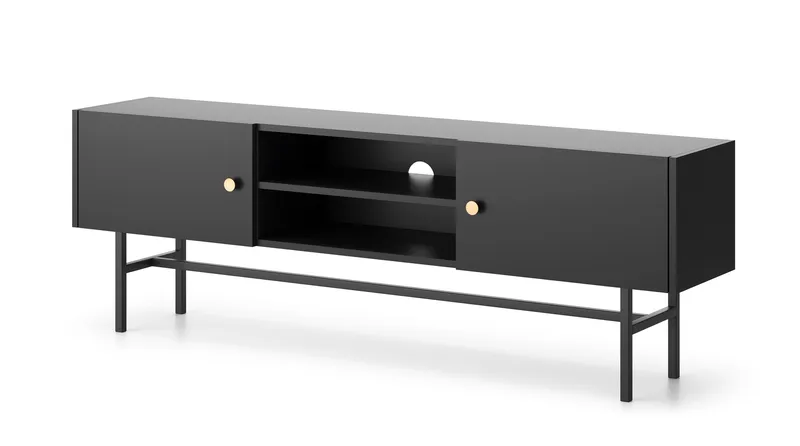 Francisca TV-taso 155 cm, Musta