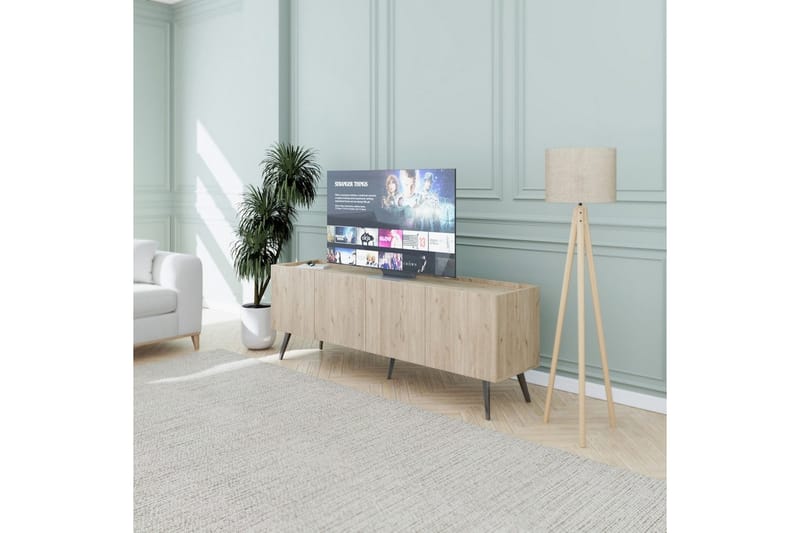 Galnor TV-taso 180 cm - Natural - Huonekalut - TV- & Mediakalusteet - Tv taso & Mediataso