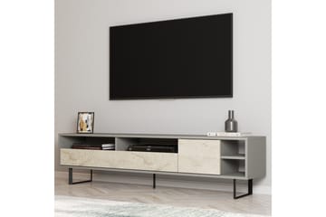 Gazali TV-taso 180 cm - Harmaa/Travertiini - Huonekalut - TV- & Mediakalusteet - Tv taso & Mediataso