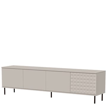 Granica lattialla seisova tv-taso 200 cm säilytyksellä maalattua puuta - Beige - Huonekalut - TV- & Mediakalusteet - Tv taso & Mediataso