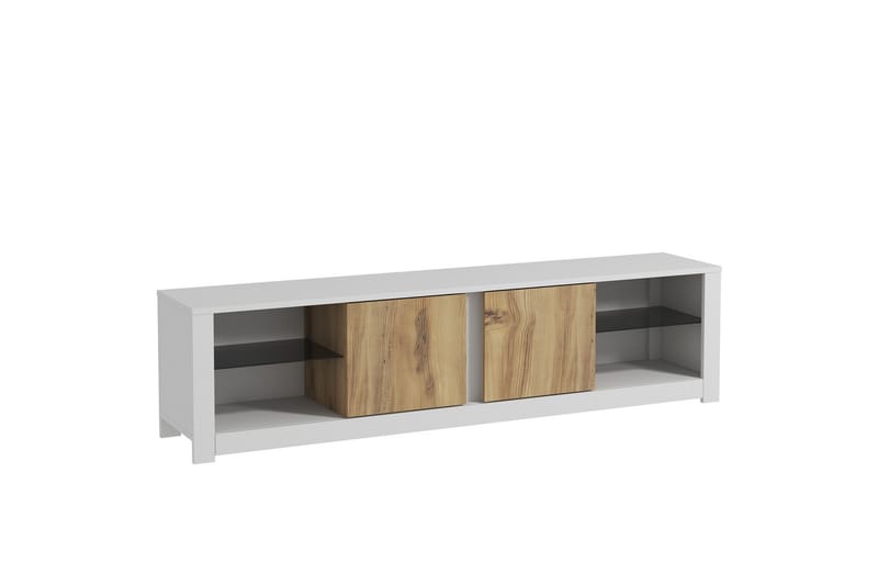 Griselda tv-taso 180 cm tammi, Valkoinen