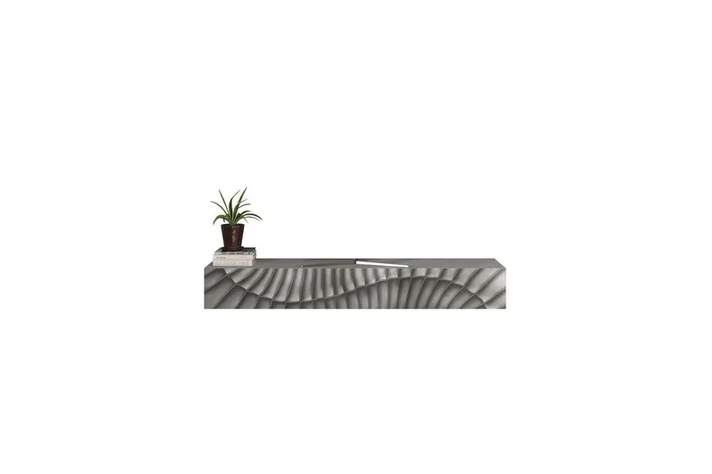 Hawell Seinälle kiinnitettävä TV-taso 210 cm, Harmaa