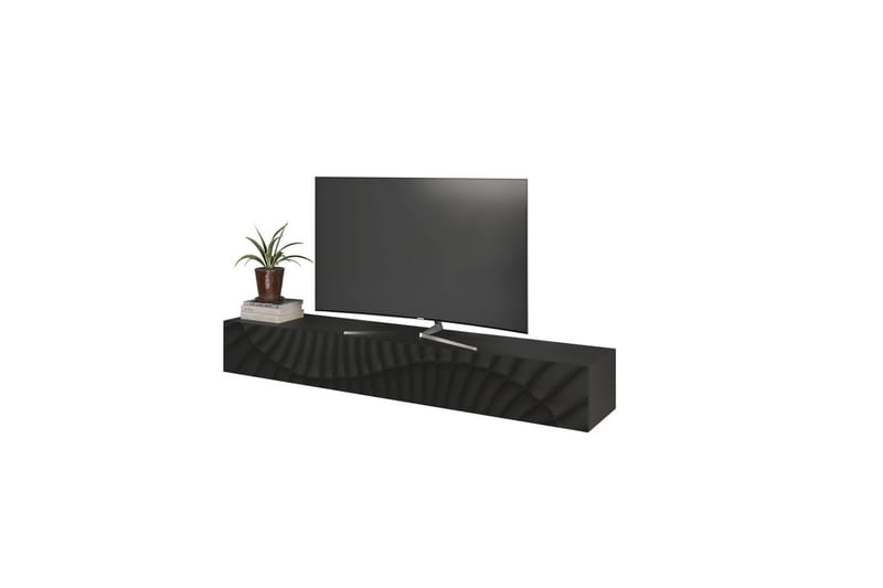 Hawell Seinälle kiinnitettävä TV-taso 210 cm - Tumma harmaa - Huonekalut - TV- & Mediakalusteet - Tv taso & Mediataso
